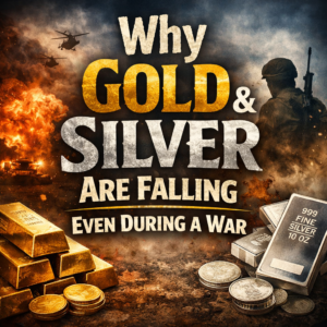 Why gold and silver are falling — even with a war going on